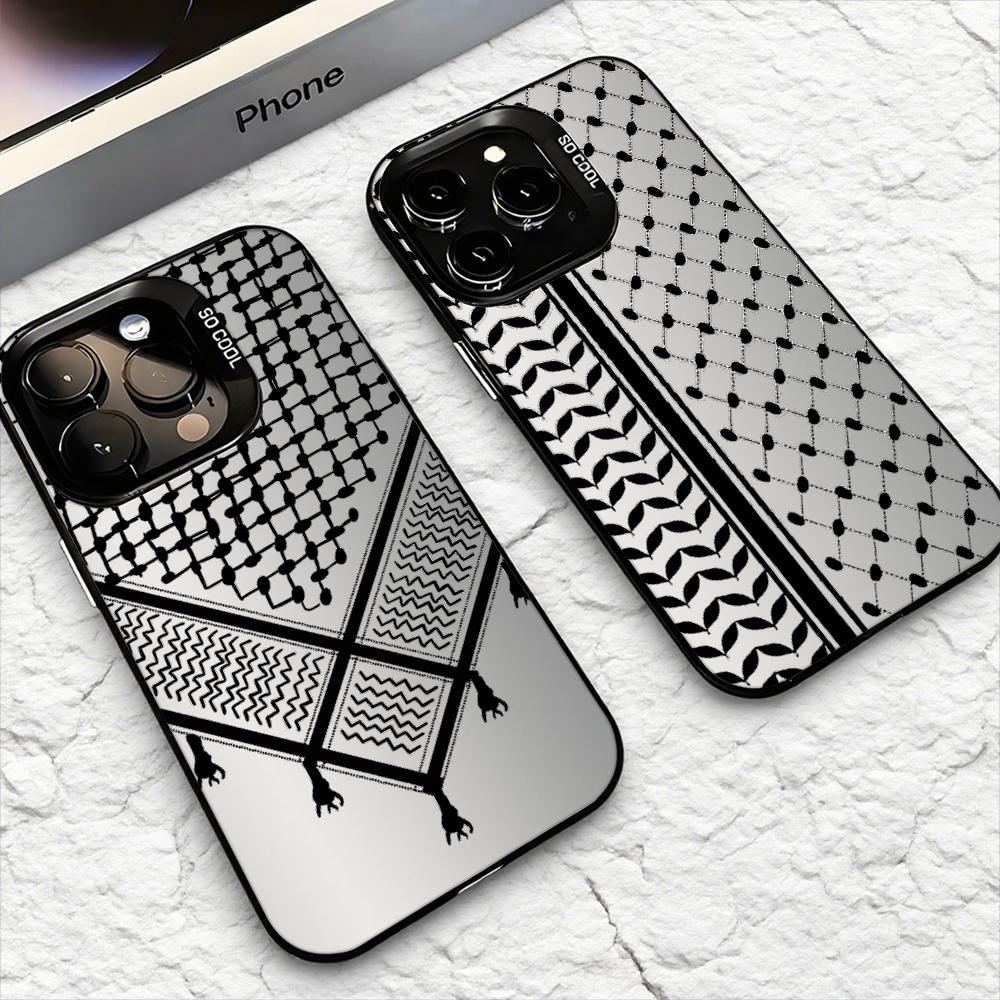 Apple Iphone 16 - ケフィエ・パレスチナ柄 iPhoneケース iPhone 17 16 15