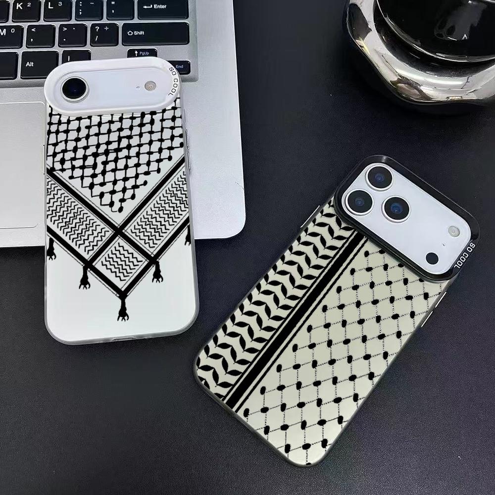 ケフィエ・パレスチナ柄 iPhoneケース iPhone 1 - Apple Iphone 16 のレビューと価格