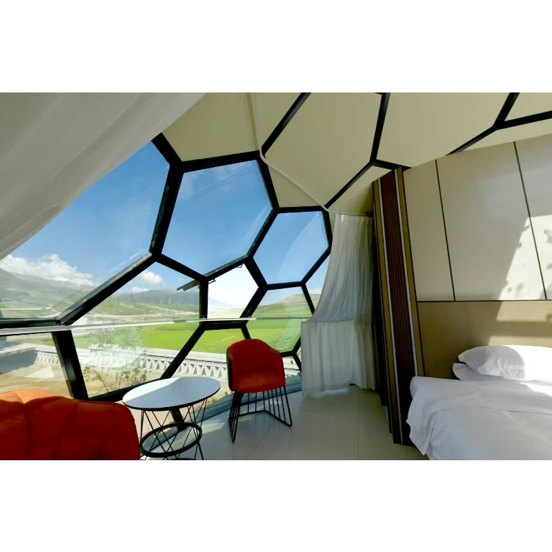 リゾート20年間耐久性のある豪華なジオデシックドーム型テント - Luxury Lifestyle Resort のレビューと価格