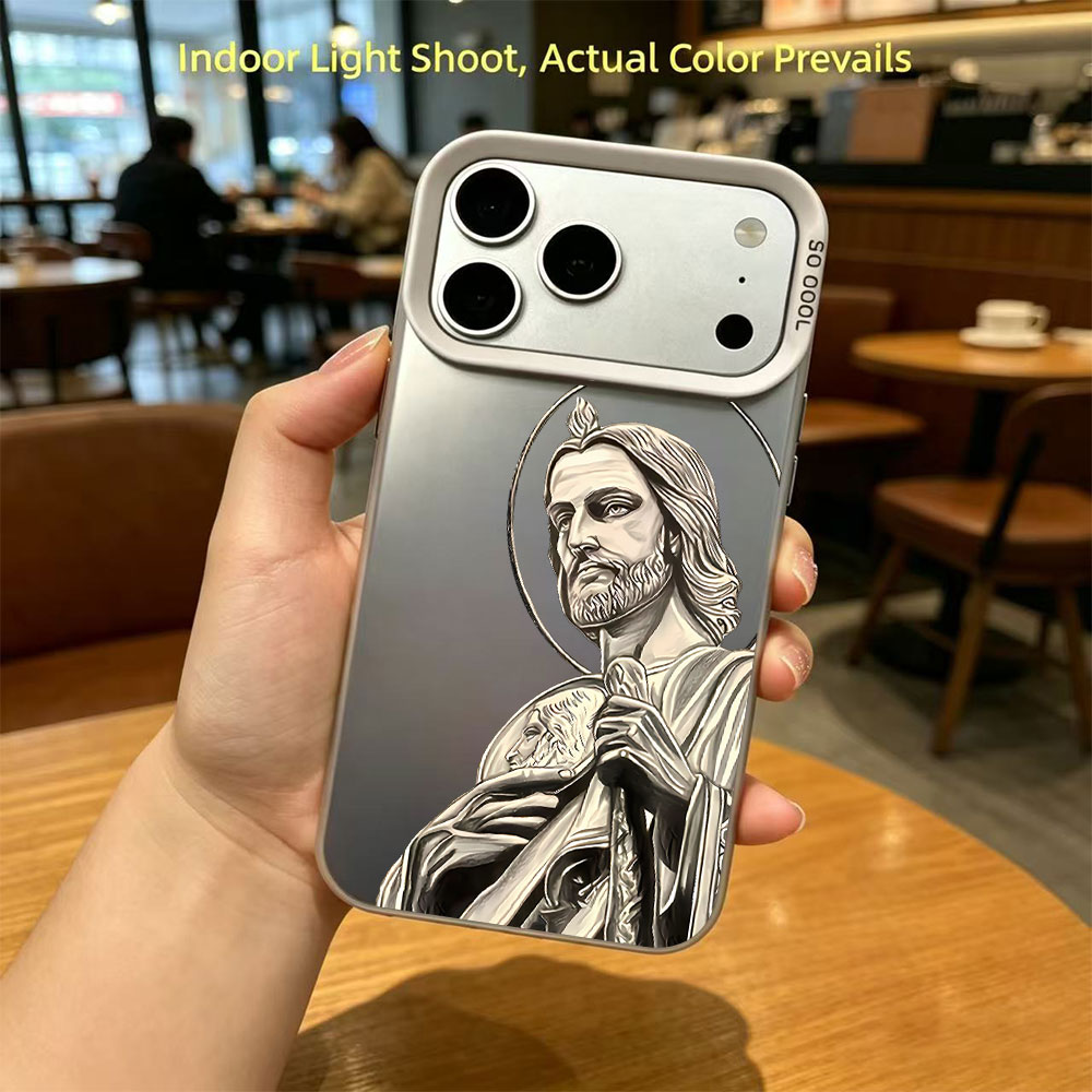 サン・ジュダス・タデオ柄デザインのiPhoneケース（iPh - Apple Iphone 16 のレビューと価格