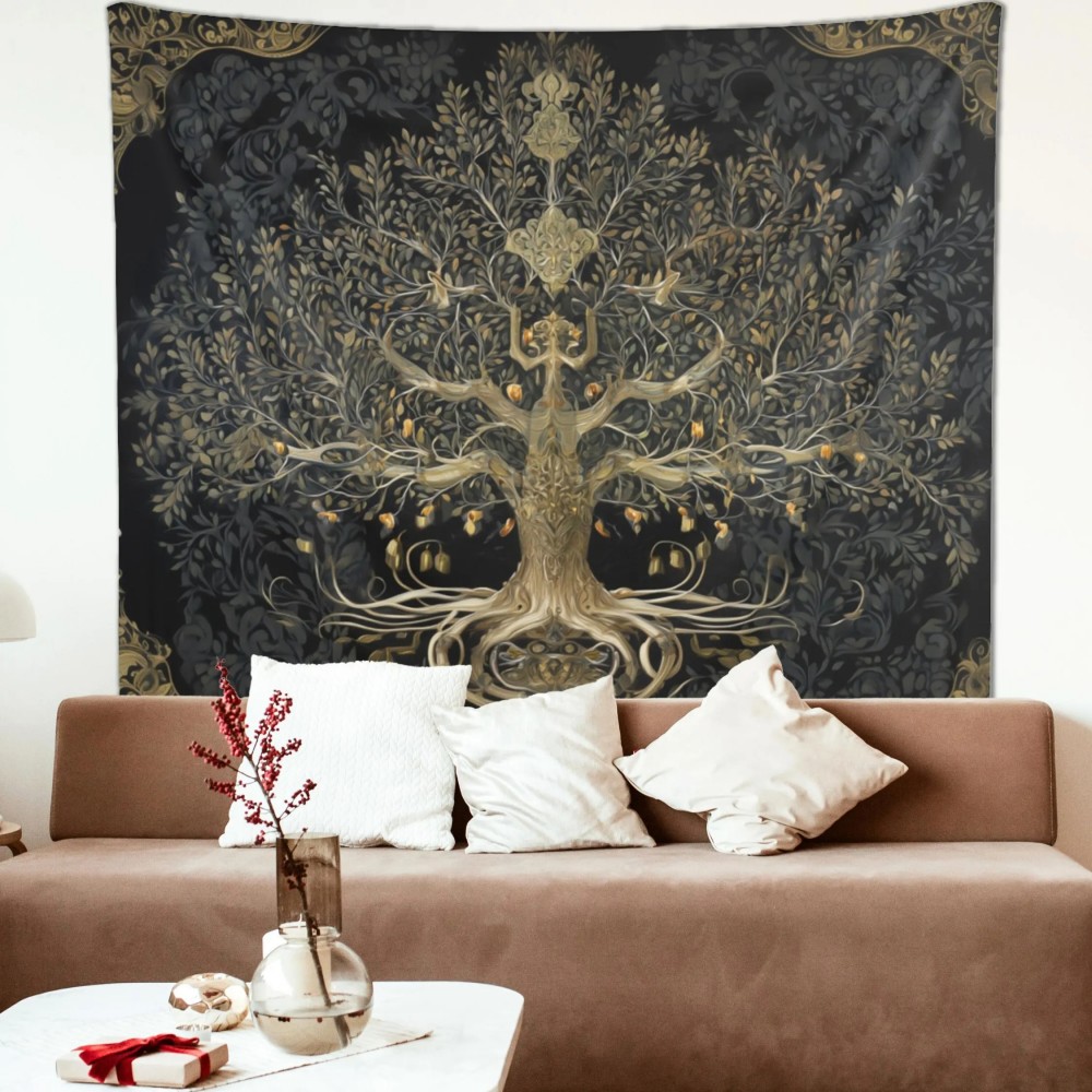 VIKAMA ライト高級生命の樹タペストリー ボヘミアンスタ - Luxury Lifestyle Background のレビューと価格